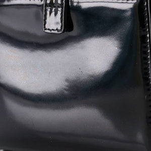 Chocolate Bar CC Bowler Bag Quilted Patent Large