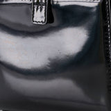 Chocolate Bar CC Bowler Bag Quilted Patent Large