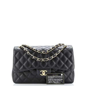 Classic Double Flap Bag Quilted Lambskin Jumbo