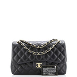 Classic Double Flap Bag Quilted Lambskin Jumbo