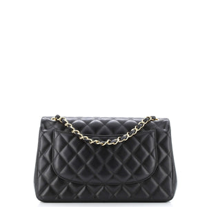 Classic Double Flap Bag Quilted Lambskin Jumbo