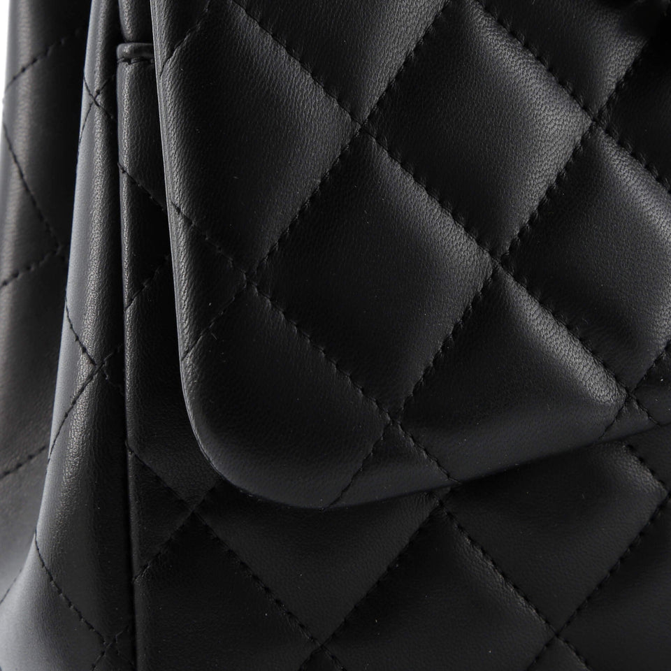 Classic Double Flap Bag Quilted Lambskin Jumbo
