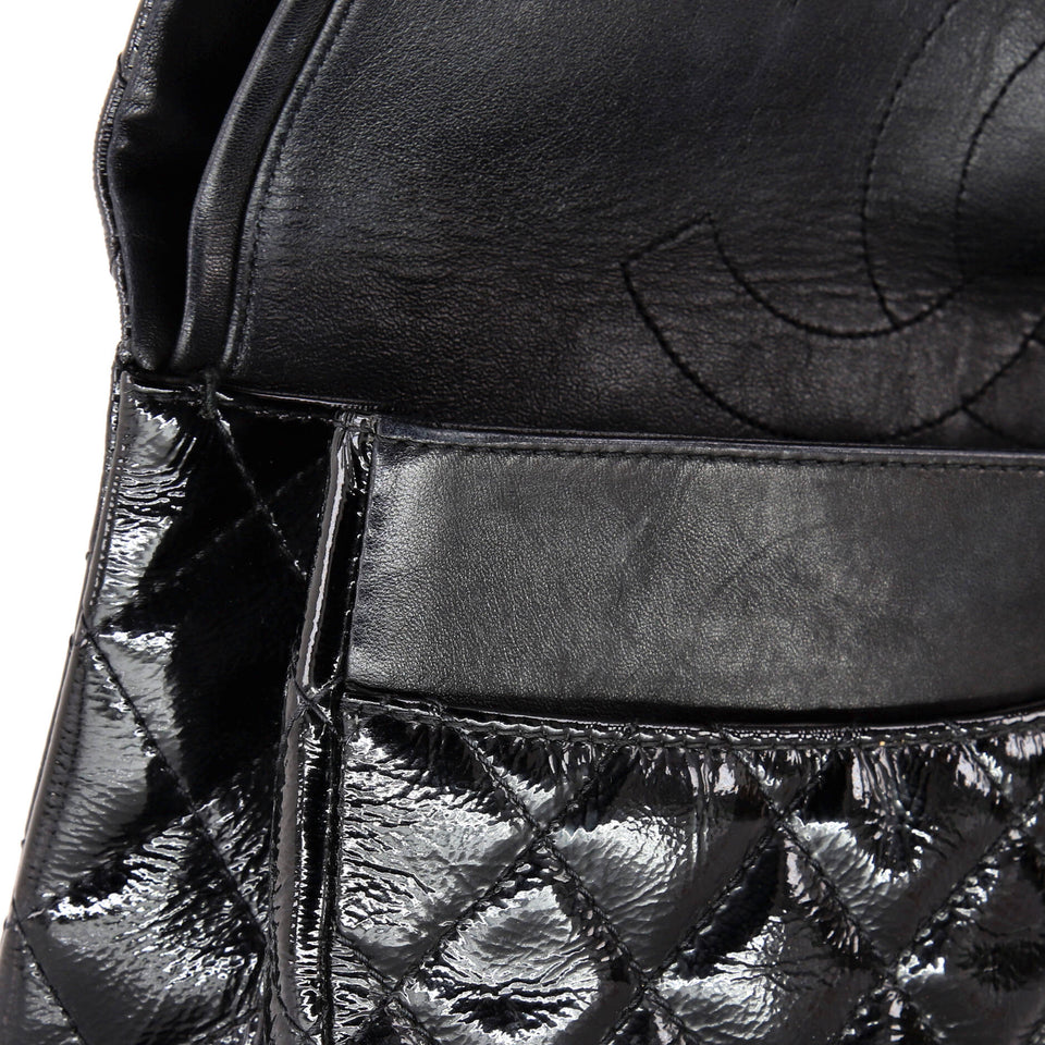 Reissue 2.55 Flap Bag Quilted Crinkled Patent 227