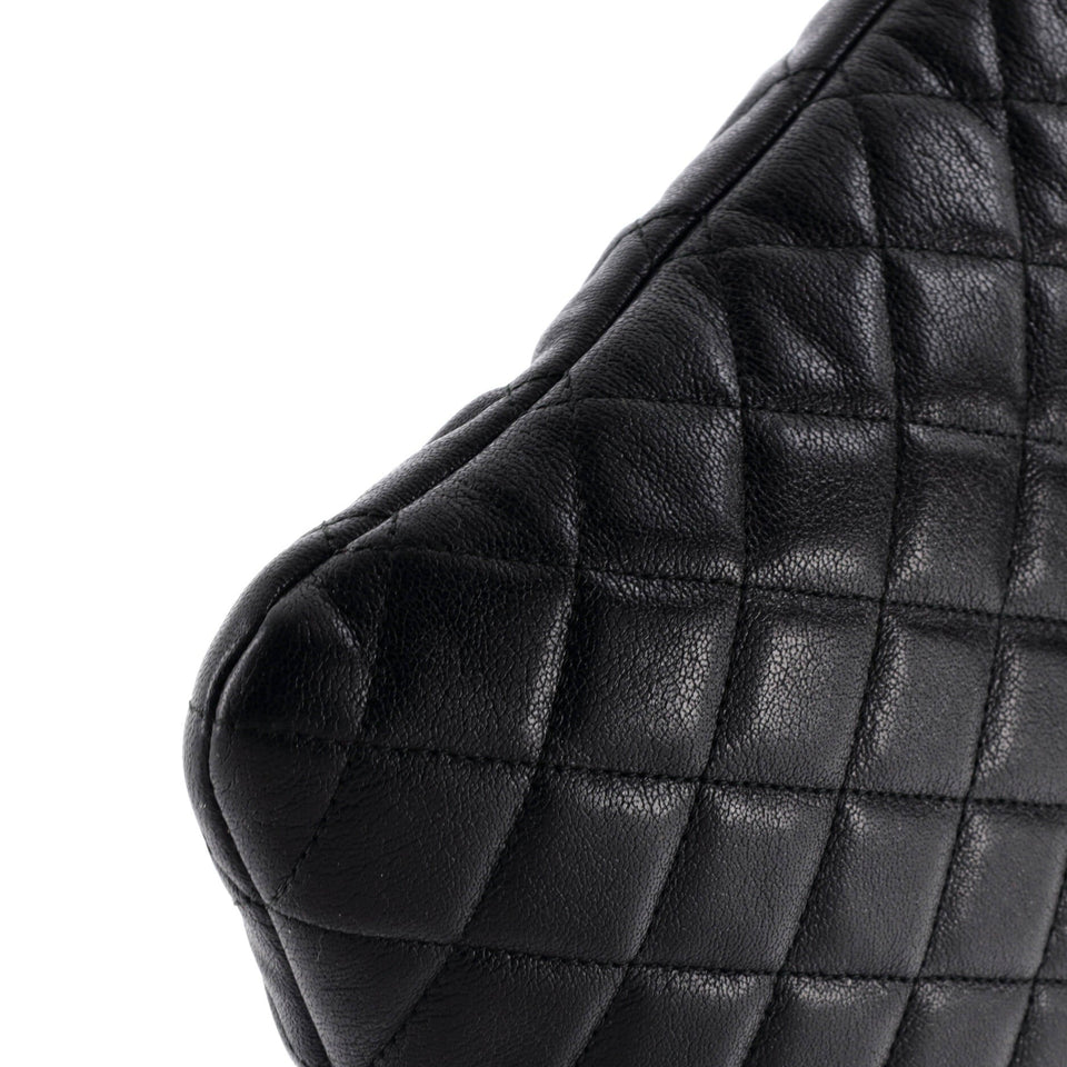 Mademoiselle Vintage O Case Clutch Quilted Sheepskin Large