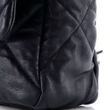 19 Flap Bag Quilted Leather Large