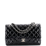 Classic Double Flap Bag Quilted Patent Medium