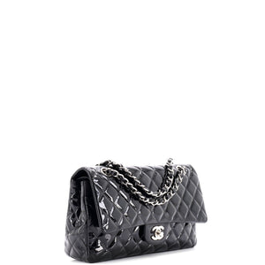 Classic Double Flap Bag Quilted Patent Medium