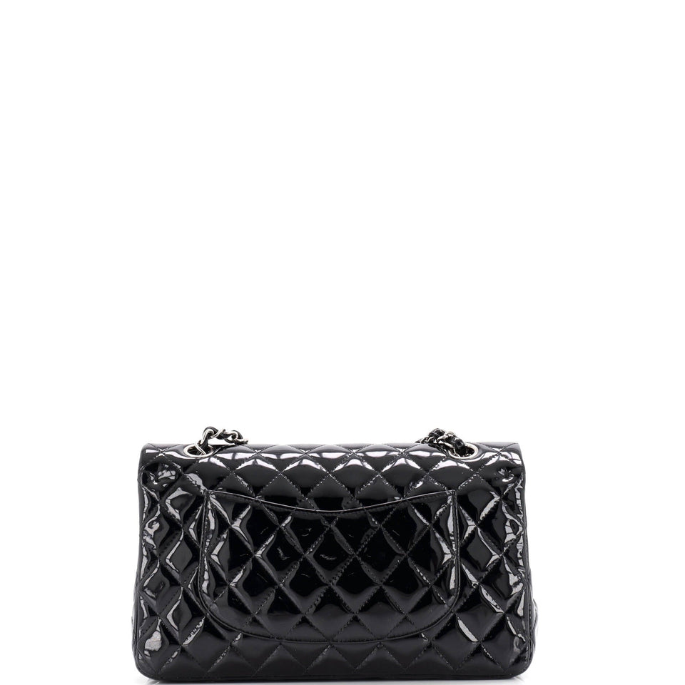 Classic Double Flap Bag Quilted Patent Medium