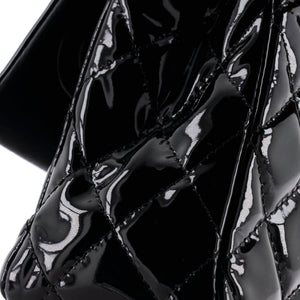 Classic Double Flap Bag Quilted Patent Medium