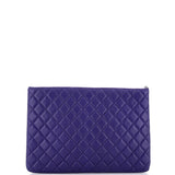 O Case Clutch Quilted Lambskin Large