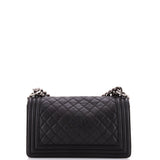 Paris-Dallas Boy Flap Bag Quilted Calfskin with Metal Adornments Old Medium