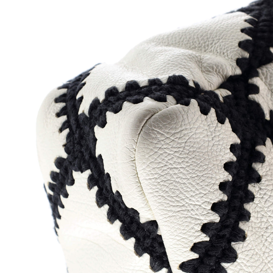 19 Flap Bag Crochet Quilted Calfskin Medium