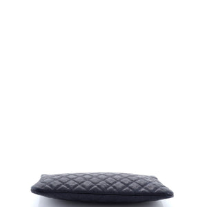 Boy O Case Clutch Quilted Caviar Medium