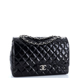 Classic Double Flap Bag Quilted Patent Maxi