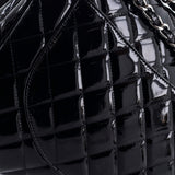 Classic Double Flap Bag Quilted Patent Maxi
