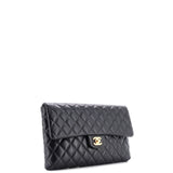 Classic Flap Clutch Quilted Lambskin