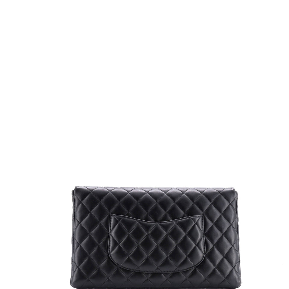 Classic Flap Clutch Quilted Lambskin