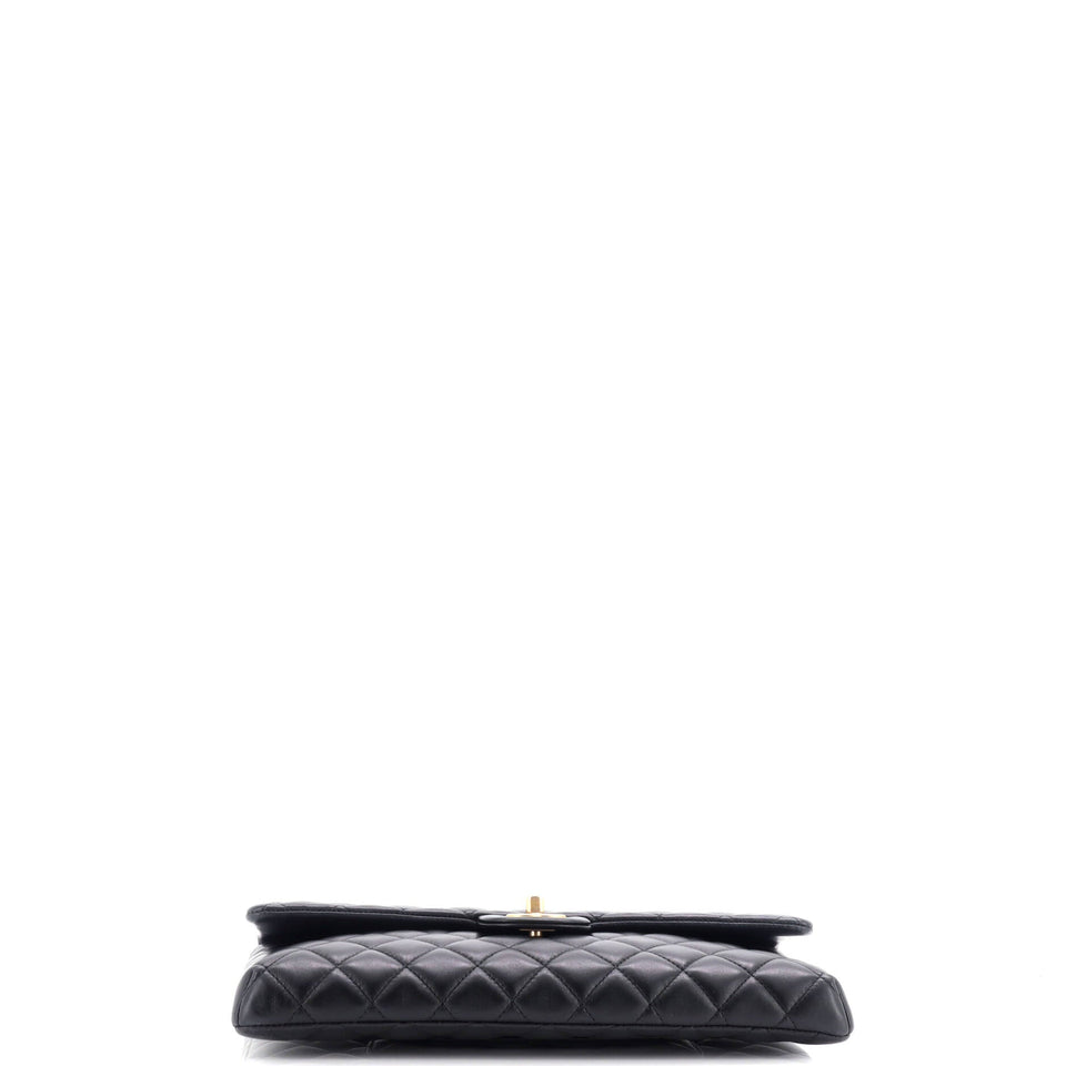 Classic Flap Clutch Quilted Lambskin