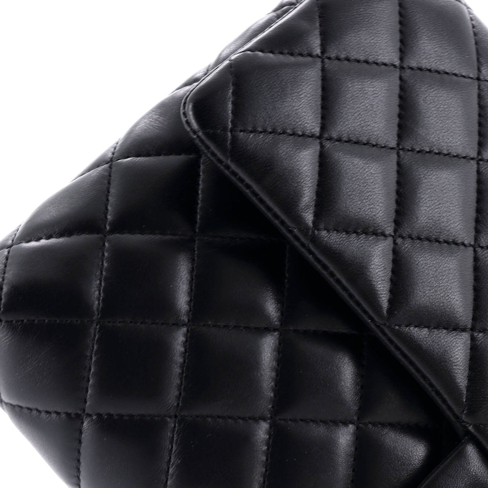 Classic Flap Clutch Quilted Lambskin