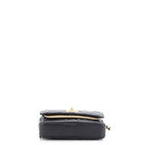 Private Affair Camellia Flap Bag Quilted Lambskin Small