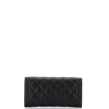 Boy Flap Wallet Quilted Caviar Long