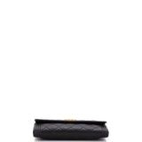 Boy Flap Wallet Quilted Caviar Long