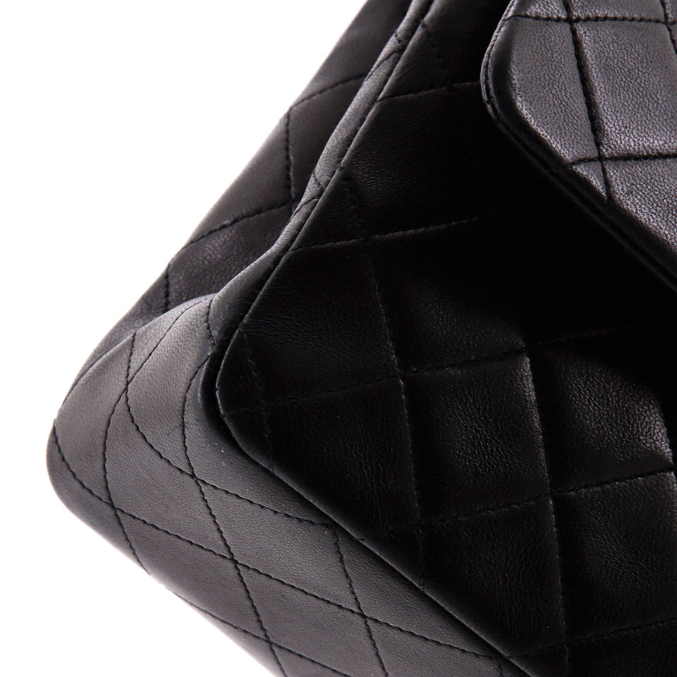 Vintage Classic Double Flap Bag Quilted Lambskin Medium