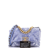 19 Flap Bag Quilted Sequins Medium