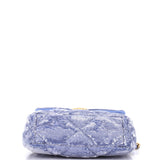 19 Flap Bag Quilted Sequins Medium