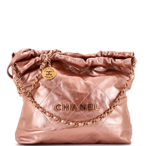 22 Chain Hobo Quilted Calfskin Small