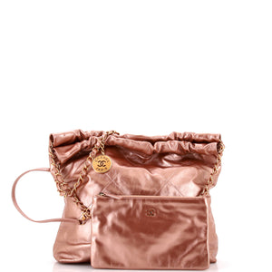 22 Chain Hobo Quilted Calfskin Small