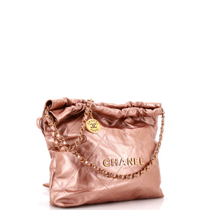 22 Chain Hobo Quilted Calfskin Small