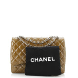 Classic Double Flap Bag Quilted Patent Jumbo