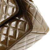 Classic Double Flap Bag Quilted Patent Jumbo