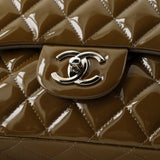 Classic Double Flap Bag Quilted Patent Jumbo