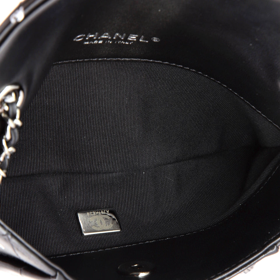CC Envelope Chain Clutch Printed Lambskin