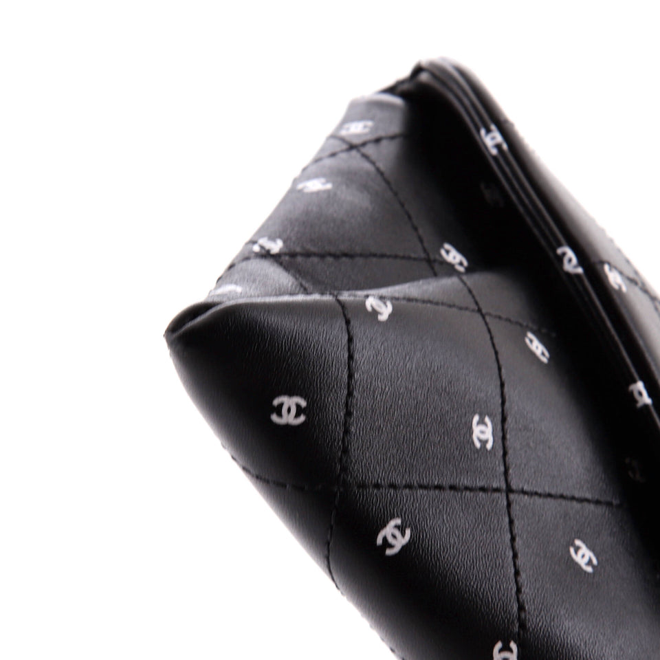 CC Envelope Chain Clutch Printed Lambskin