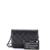 Wallet on Chain Quilted Caviar Mini