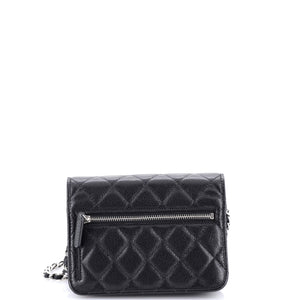Wallet on Chain Quilted Caviar Mini