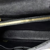Cuba CC Flap Bag Whipstitch Chevron Leather and Python Medium