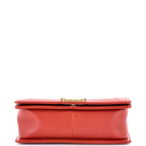 Boy Flap Bag Quilted Calfskin Old Medium