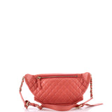 Bi Classic Waist Bag Quilted Crumpled Calfskin