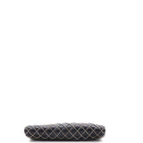 CC Chain Quilted Clutch Lambskin