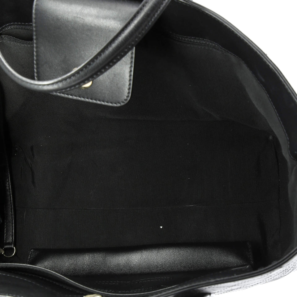Covered CC Shopping Tote Stitched Calfskin Medium