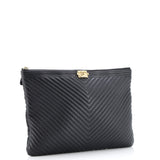 Boy O Case Clutch Chevron Calfskin Medium