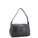 CC Stitch Shoulder Bag Leather Small