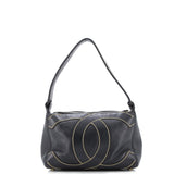 CC Stitch Shoulder Bag Leather Small