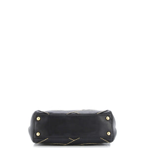 CC Stitch Shoulder Bag Leather Small