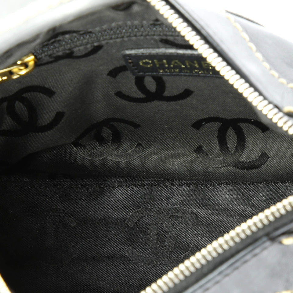 CC Stitch Shoulder Bag Leather Small
