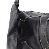 CC Stitch Shoulder Bag Leather Small